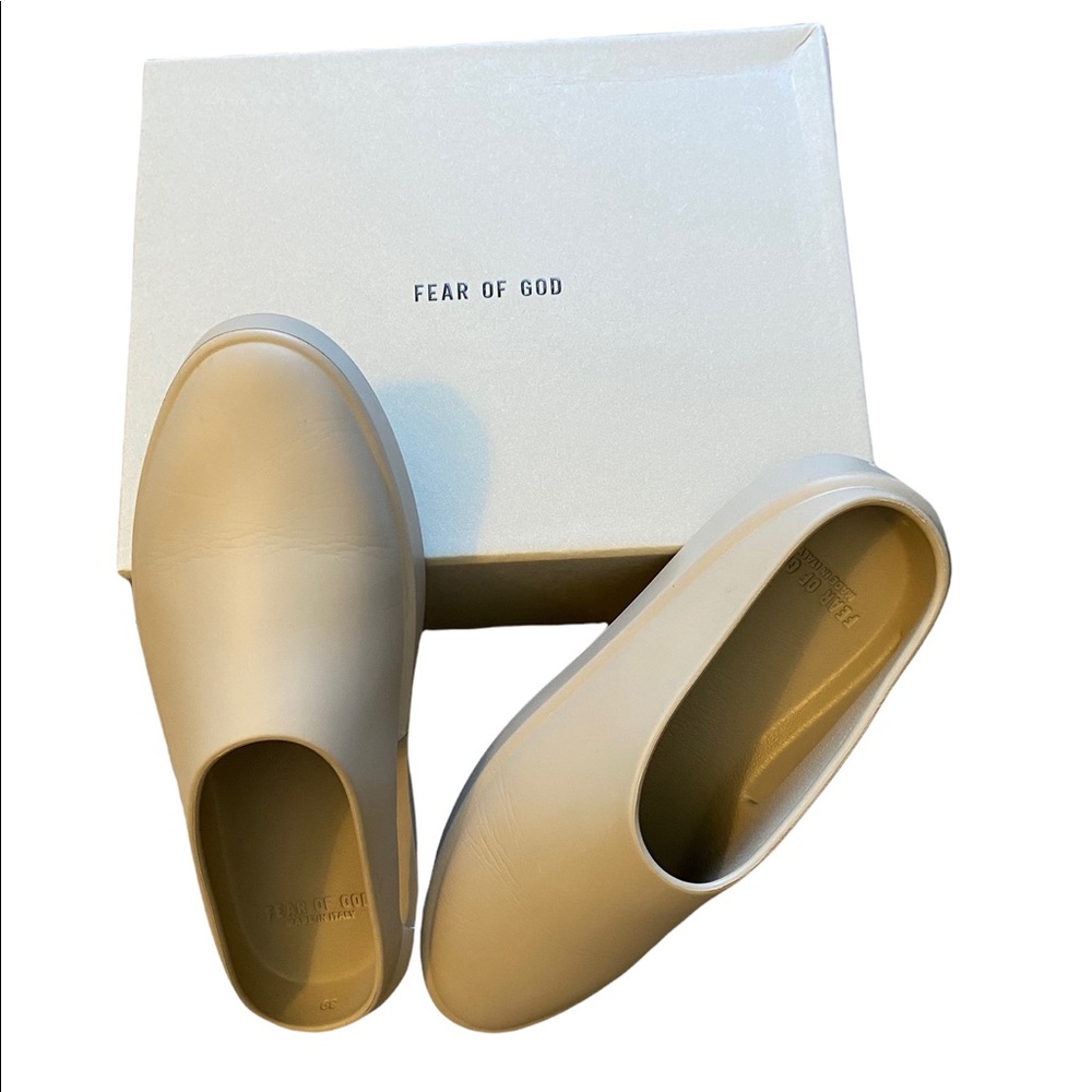 Fear of God California slide slip on shoe concrete 39